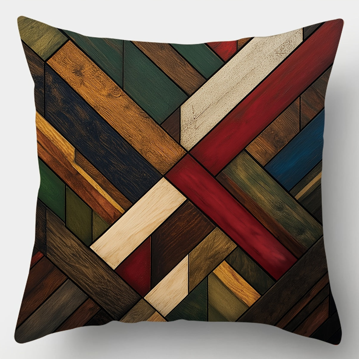 4-Pack Moderne Geometrische Werpkussens – Decoratieve Kussenslopen voor Bank & Terras.