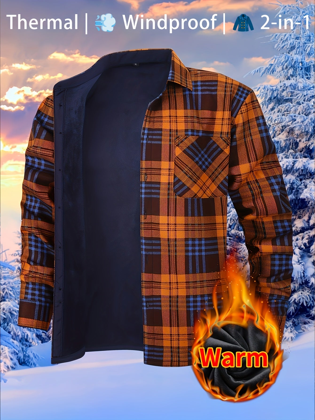 Heren Winter Plaid Shirt 2025.