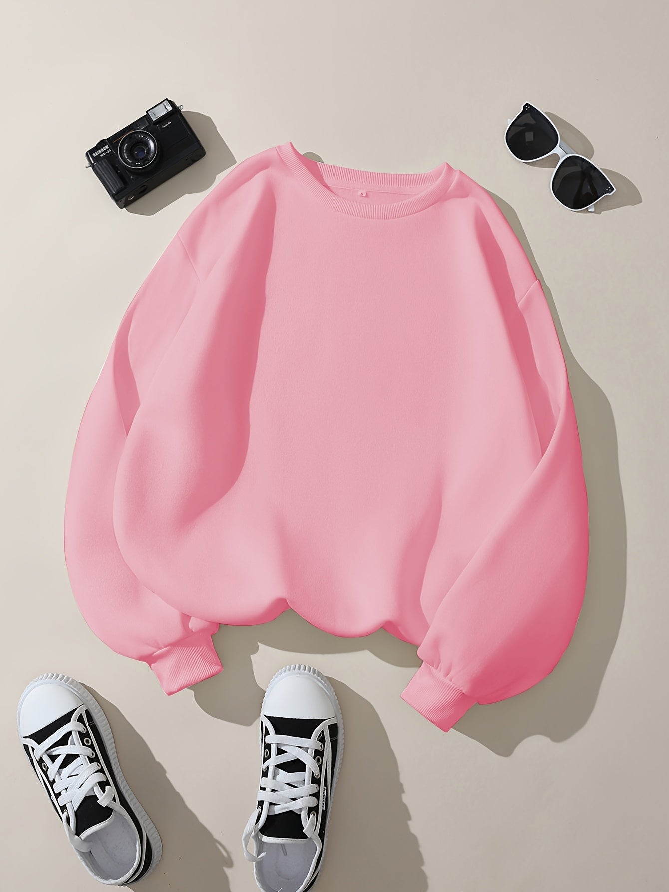 Dames  Sweatshirt – Minimalistische Stijl & Comfort.