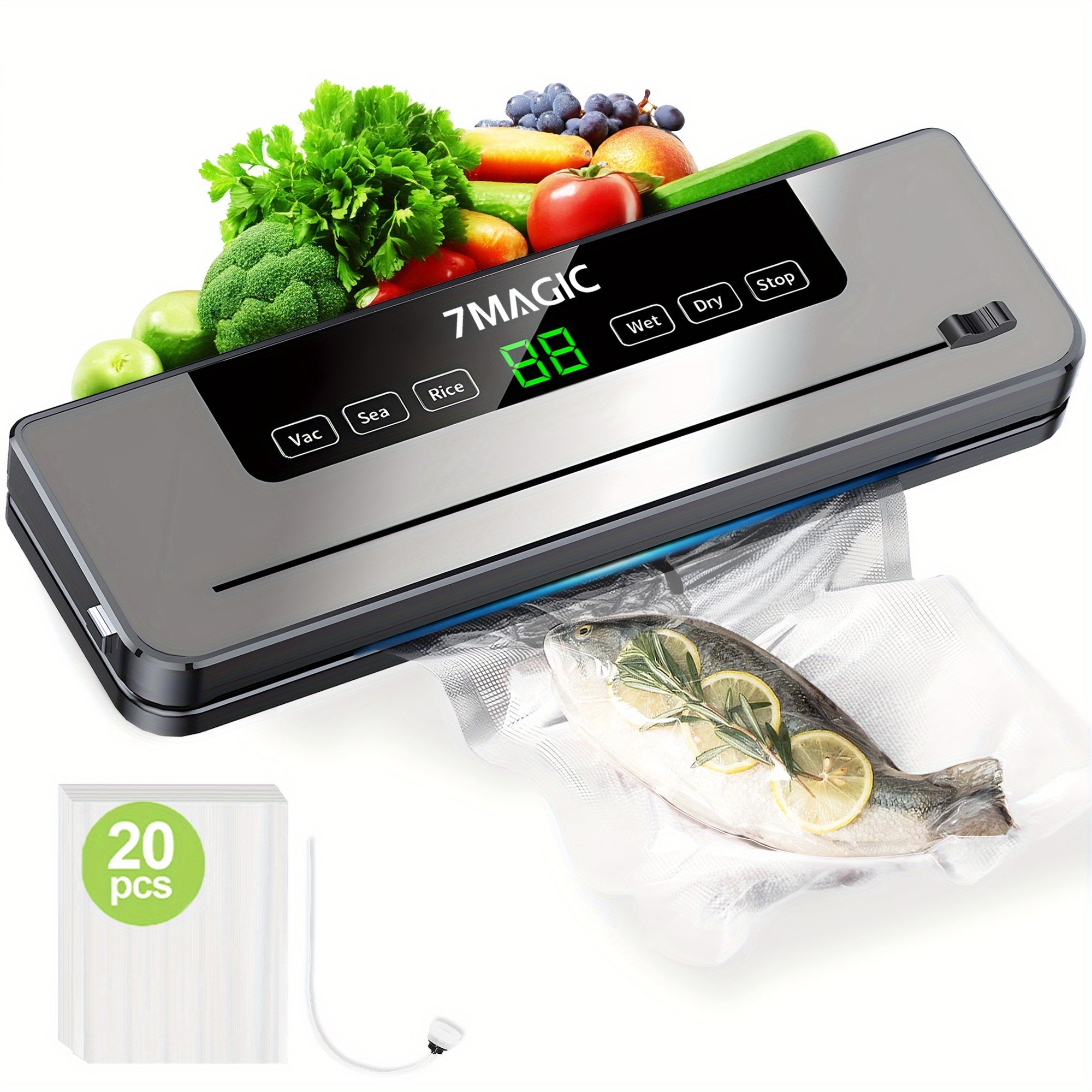 Vacuümverpakkingsmachine.