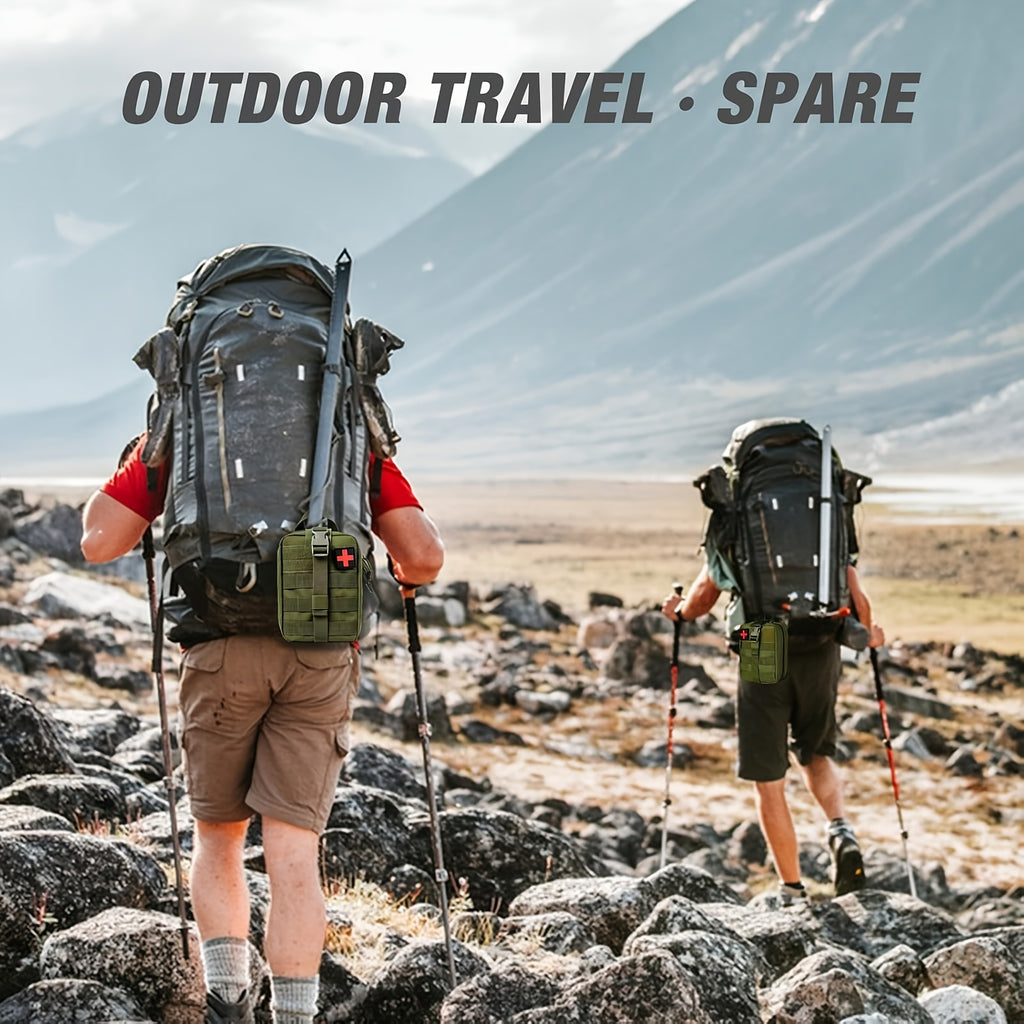 215-delige EHBO-set met IFAK Overleving set – Molle-systeem Tas.