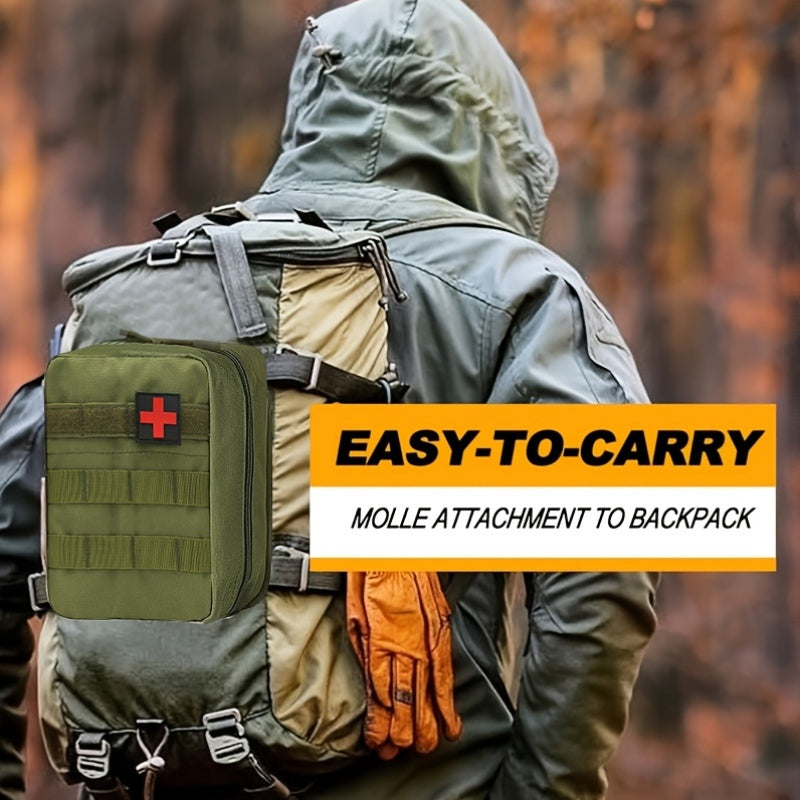 215-delige EHBO-set met IFAK Overleving set – Molle-systeem Tas.