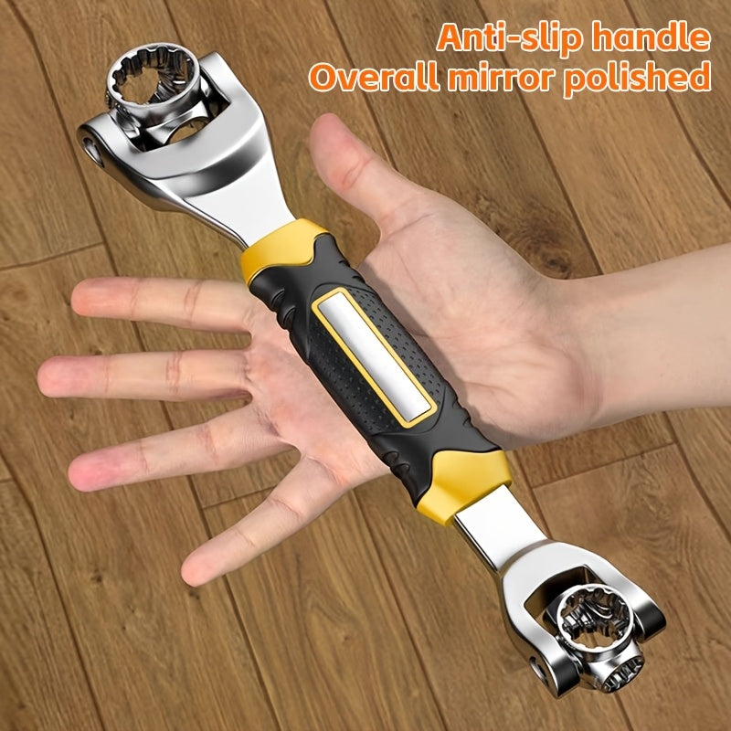 52-in-1 Dopsleutel – Universeel Gereedschap met Antislip Grip.