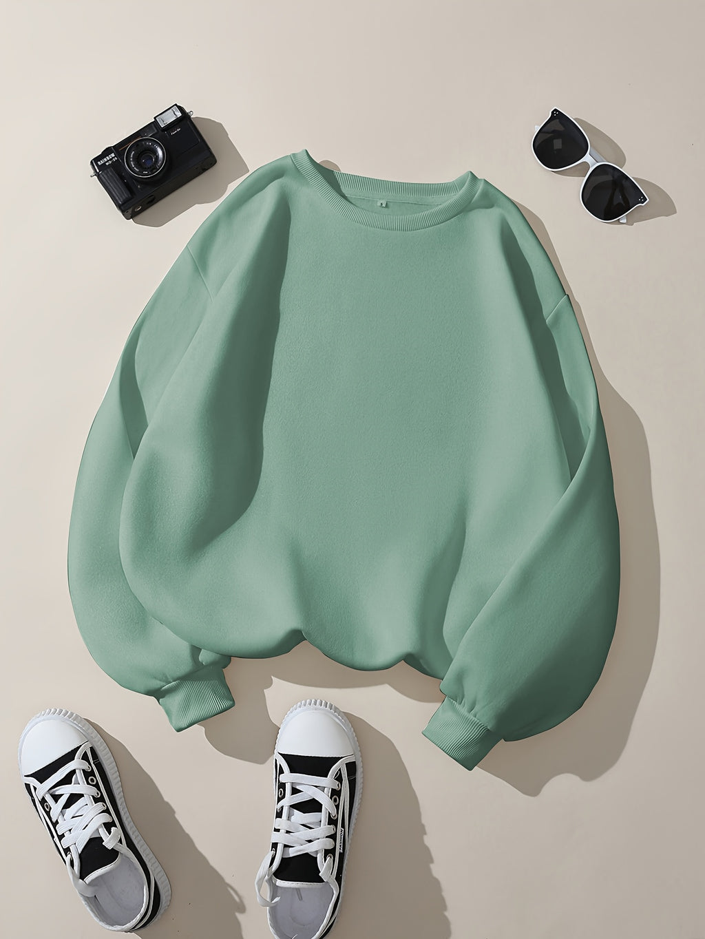 Dames  Sweatshirt – Minimalistische Stijl & Comfort.