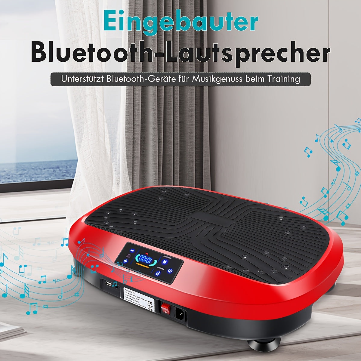 Intelligente Trillingsplaat met Muziek en Afstandsbediening.