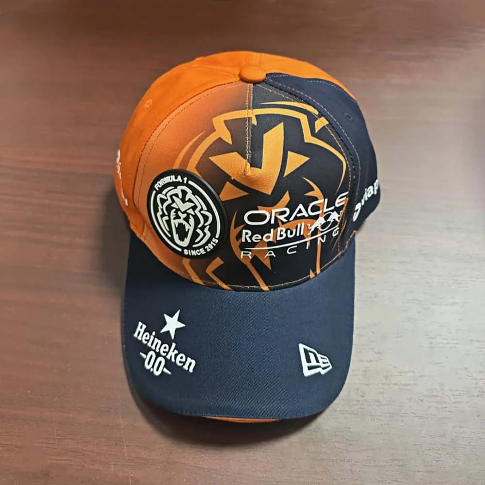 Orange Red Bull Racing Baseball Cap – Verstappen Edition.
