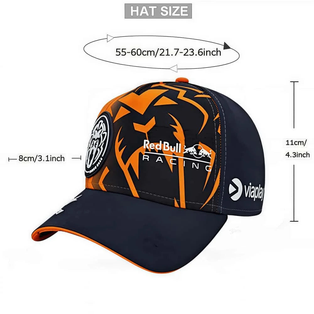 Orange Red Bull Racing Baseball Cap – Verstappen Edition.
