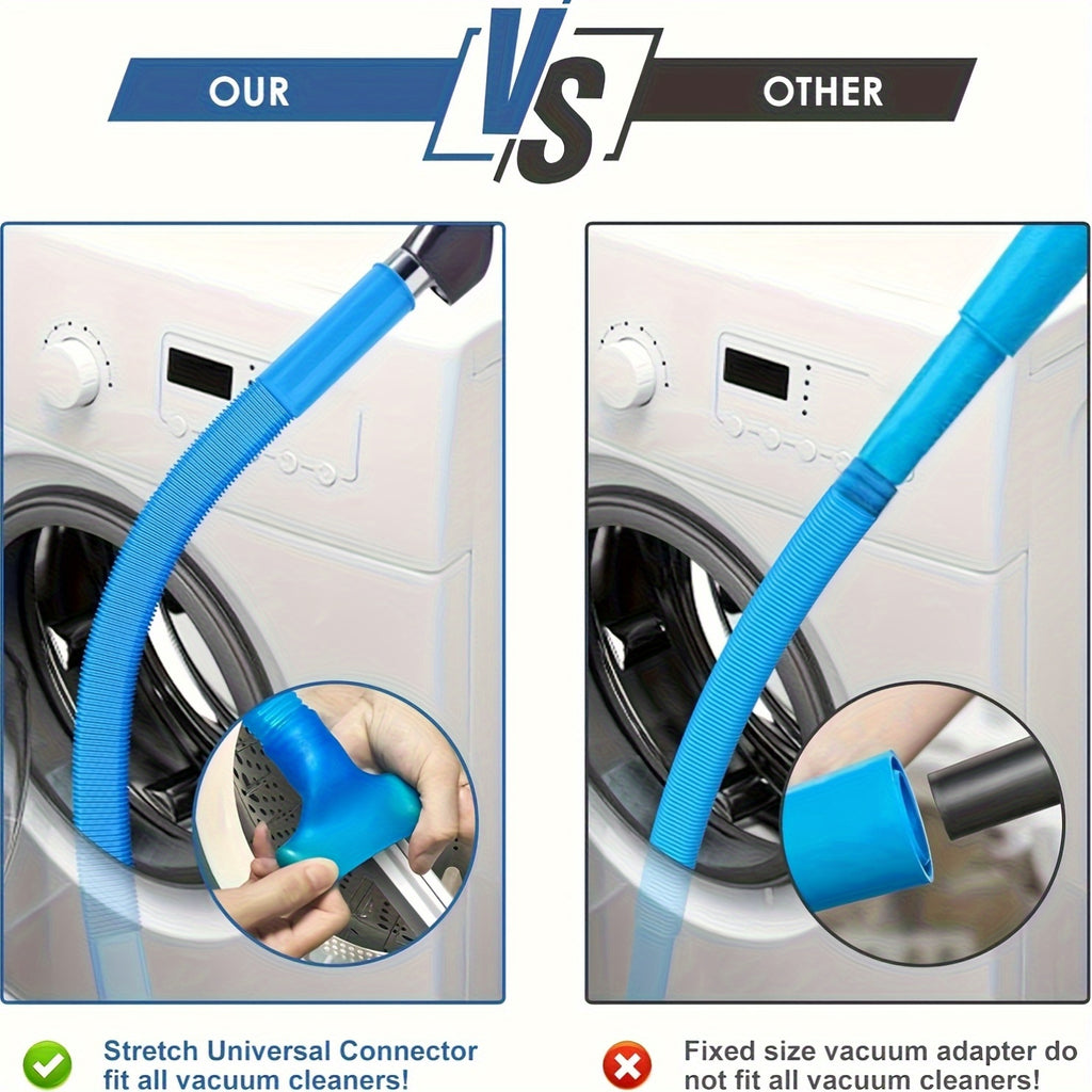 Wasdroger Cleaner – Flexibele Lint Verwijderaar met Vacuüm Aansluiting.