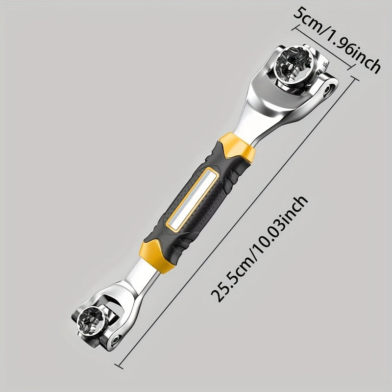 52-in-1 Dopsleutel – Universeel Gereedschap met Antislip Grip.
