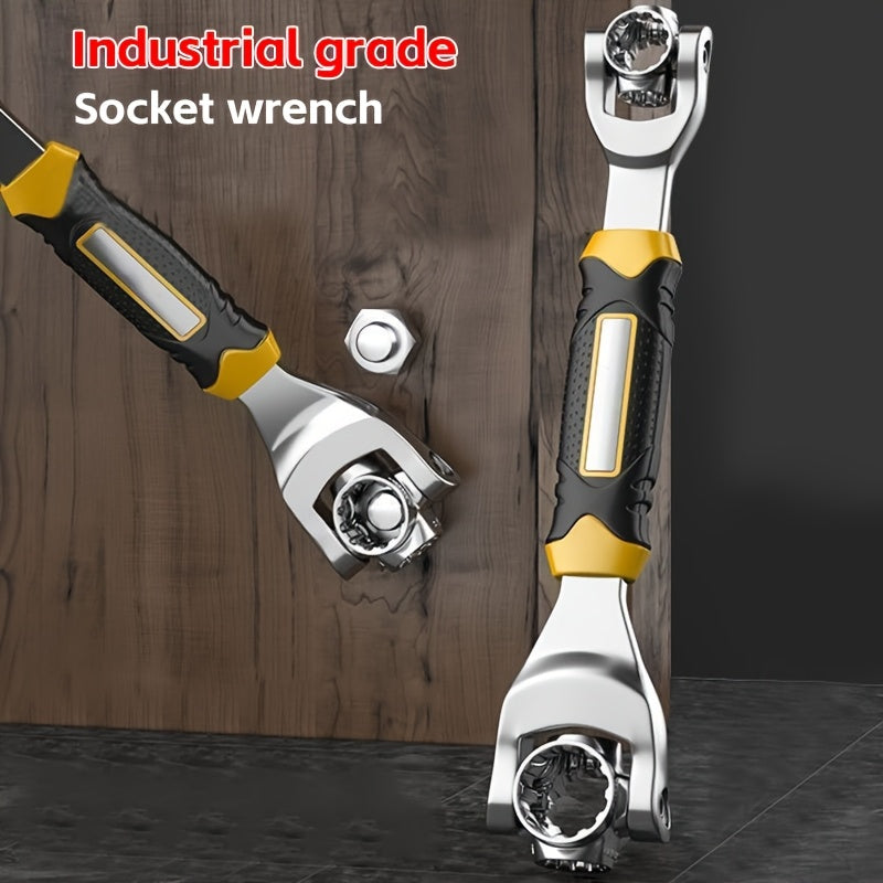 52-in-1 Dopsleutel – Universeel Gereedschap met Antislip Grip.