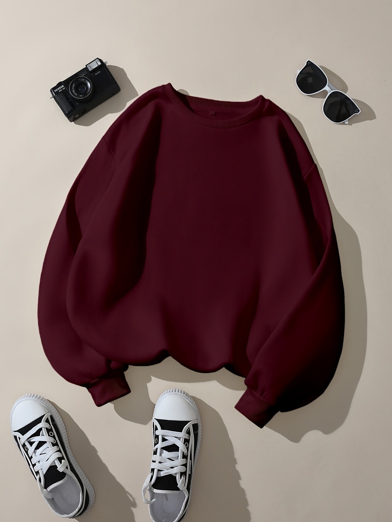 Dames  Sweatshirt – Minimalistische Stijl & Comfort.