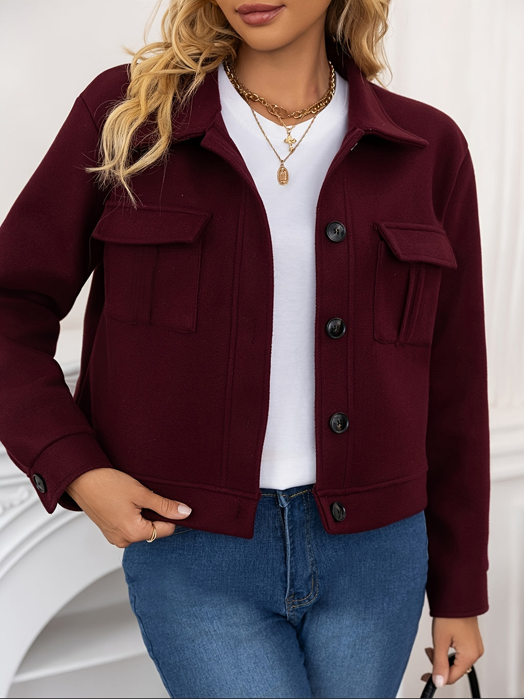 Elegante Dames Suèdelook Jas – Tijdloze All-Season Stijl.